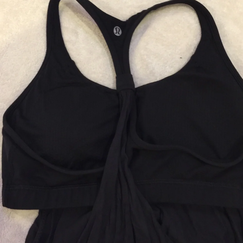 lululemon athletica Black Racerback Tank